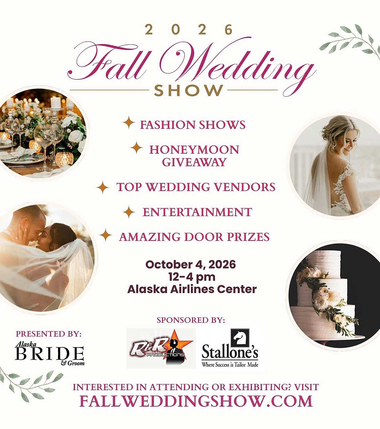2026 Fall Wedding Show event details and activities